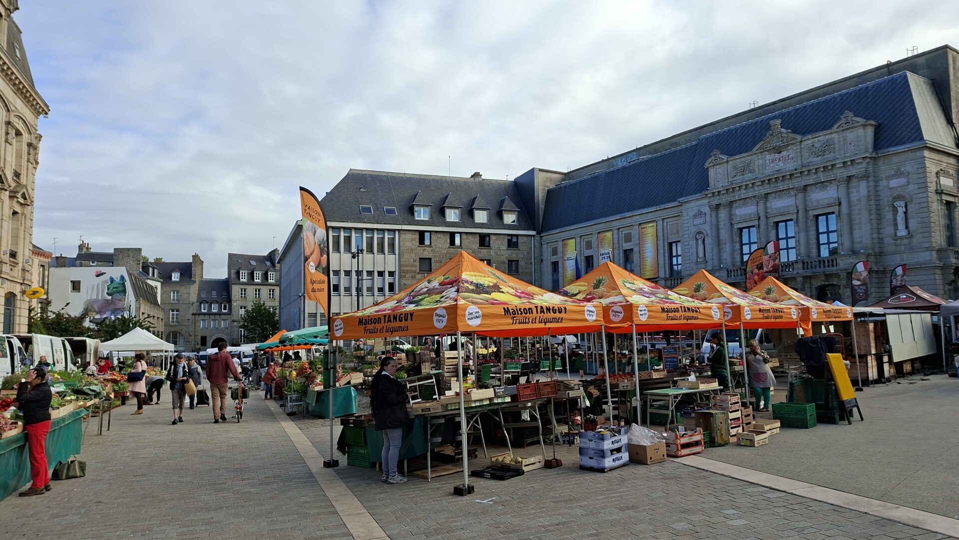 Markttag in St. Brieuc